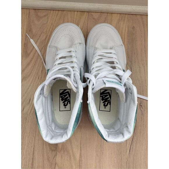 Vans Sk8-Hi Stacked Platform Mint Gradient Sneakers Shoes, Size 5 - Picture 7 of 12